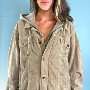 Nautica Tan Corduroy Jacket